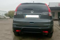 Honda CRV 2012–2016 Zadný oblúk AK007 Black (nerez) fotografia 3
