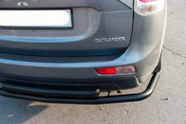 Mitsubishi Outlander 2012–2021 Zadný ochranný oblúk AK004 Black (nehrdzavejúca oceľ) fotografia 4