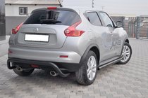 Nissan Juke 2010–2019 Zadný oblúk AK007 Black (nerez) fotografia 5