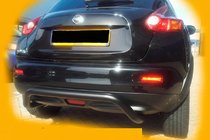 Nissan Juke 2010–2019 Zadný oblúk AK007 Black (nerez) fotografia 9