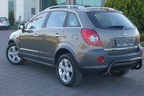 Opel Antara 2006–2017 Zadná ochranná rampa AK007-1 Black (nerez) fotografia 3