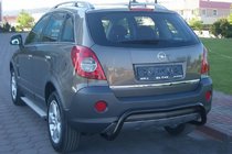 Opel Antara 2006–2017 Zadná ochranná rampa AK007-1 Black (nerez) fotografia 4
