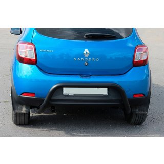Zadný oblúk AK007 Black (nerez) Dacia Sandero 2013–2020 fotografia 4