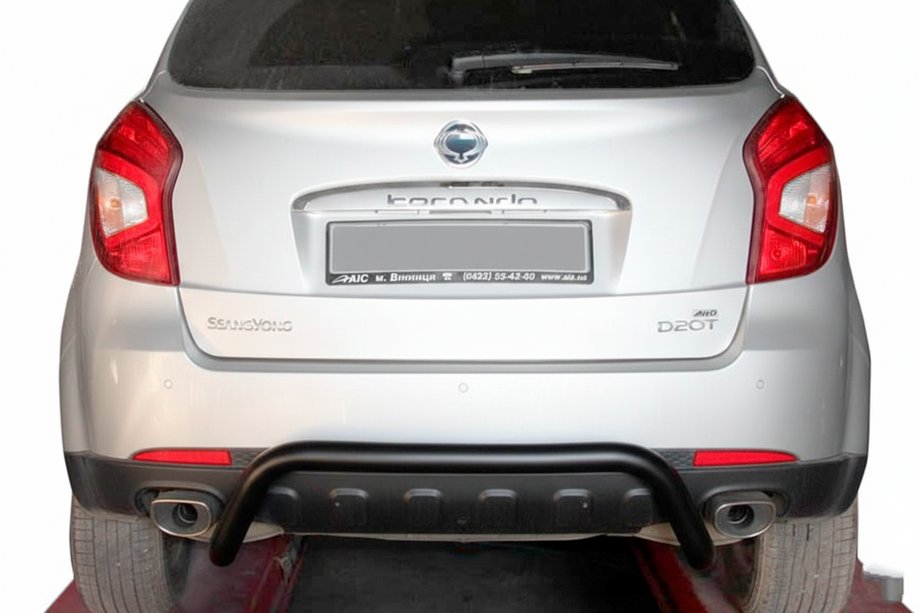 SsangYong Korando 2010–2019 Zadný oblúk AK007 Black (nerez) Image