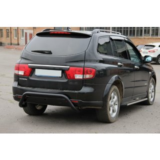 Zadný oblúk AK007 Black (nerez) SsangYong Kyron 2005–2014 fotografia 1