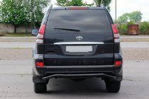 Toyota Land Cruiser Prado 120 2002–2009 Zadný ochranný oblúk AK008 Black fotografia 2