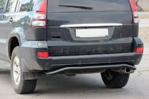 Toyota Land Cruiser Prado 120 2002–2009 Zadný ochranný oblúk AK008 Black fotografia 4