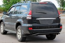 Toyota Land Cruiser Prado 120 2002–2009 Zadný ochranný oblúk AK008 Black fotografia 5