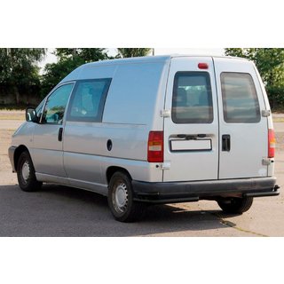 Zadné dvojité rohové oblúky AK003-подвійний Black (nerez) Citroen Jumpy 1996–2007 fotografia 4