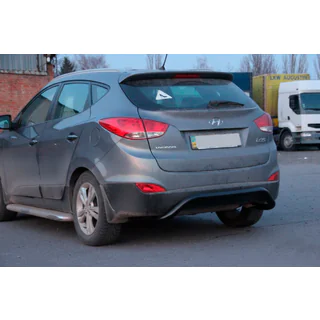 Zadný ochranný rám AK007 Black (nerez) Hyundai IX-35 2010–2015 fotografia 3