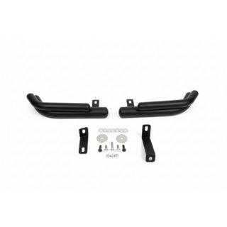 Zadné dvojité rohové oblúky AK003-Подвійний Black (nerez) Hyundai Santa Fe 2 2006–2012 fotografia 3