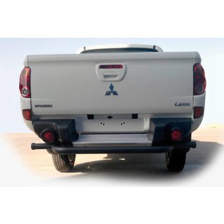 Zadný ochranný oblúk AK007 Black (nerez) Mitsubishi L200 2006–2015