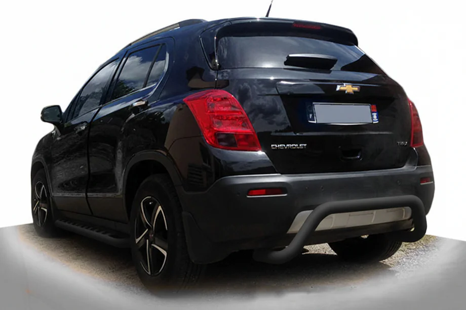 Chevrolet Trax 2012–2023 Zadný ochranný oblúk AK007 Black (nerez) Image