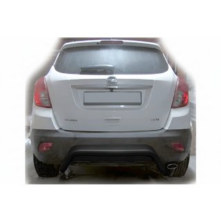 Zadný oblúk AK007-2 Black (nerez) Opel Antara 2006–2017