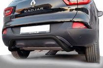 Renault Kadjar 2015–2022 Zadný ochranný oblúk AK007 Black (nerez) fotografia 1
