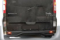 Renault Trafic 2001–2015 Zadný ochranný oblúk AK006 Black (nerez) fotografia 1