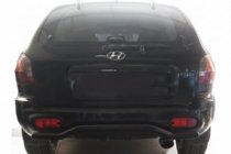 Hyundai Santa Fe 1 2000–2006 Zadný ochranný oblúk AK004 Black (nerez) fotografia 1