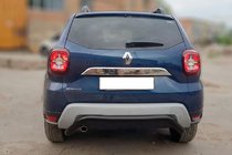 Dacia Duster 2018–2024 Zadný ochranný rám AK007 Black (nerez) fotografia 2