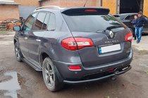 Renault Koleos 2008–2016 Zadný ochranný oblúk AK002-1 Black (nehrdzavejúca oceľ) fotografia 4