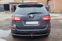 Renault Koleos 2008–2016 Zadný ochranný oblúk AK002-1 Black (nehrdzavejúca oceľ) fotografia 3