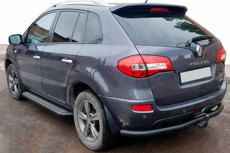 Renault Koleos 2008–2016 Zadný ochranný oblúk AK002-1 Black (nehrdzavejúca oceľ) Image