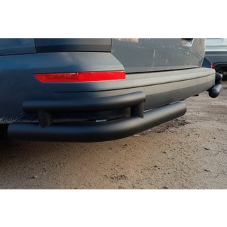 Zadné rohové chrániče AK003-Double Black (2 ks, nerez) Volkswagen T6 2015–2024 fotografia 2