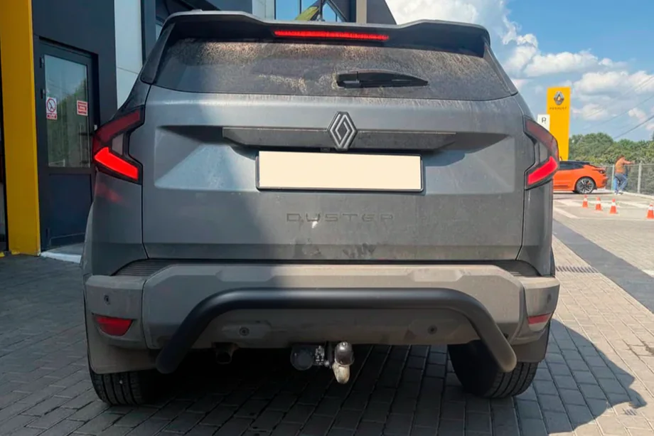 Renault Duster 2024– Zadný ochranný rám AK007 Black (nerez) Image