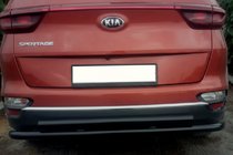 Kia Sportage 2015–2021 Zadný ochranný rám AK002-2 Black (nerez) fotografia 3
