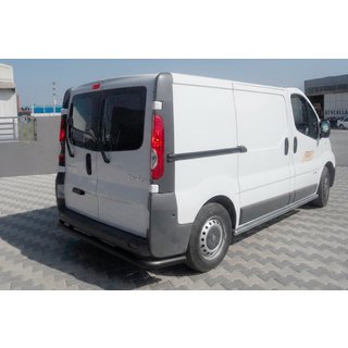 Zadný ochranný oblúk AK005 Black (nehrdzavejúca oceľ) Opel Vivaro 2001–2015 fotografia 1