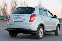 SsangYong Korando 2010–2019 Zadný oblúk AK005 Black (nerez) fotografia 3
