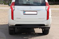 Mitsubishi Pajero Sport 2015– Zadný ochranný oblúk AK005 Black (nehrdzavejúca oceľ) fotografia 4