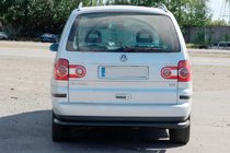 Volkswagen Sharan 1995–2010 Zadný ochranný rám AK005 Black fotografia 2