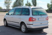 Volkswagen Sharan 1995–2010 Zadný ochranný rám AK005 Black fotografia 4