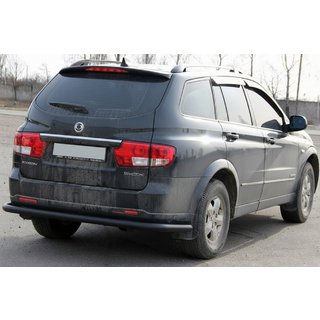Zadný oblúk AK005 Black (nerez) SsangYong Kyron 2005–2014 fotografia 3