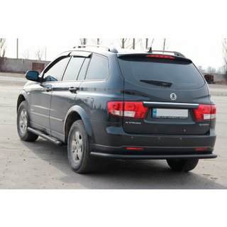 Zadný oblúk AK005 Black (nerez) SsangYong Kyron 2005–2014 fotografia 1