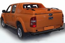 Ford Ranger 2011–2022 Zadný ochranný rám AK005 Black (2011-2018, nerez) fotografia 4