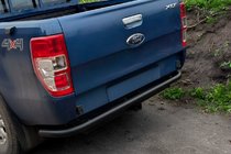 Ford Ranger 2011–2022 Zadný ochranný rám AK005 Black (2011-2018, nerez) fotografia 1