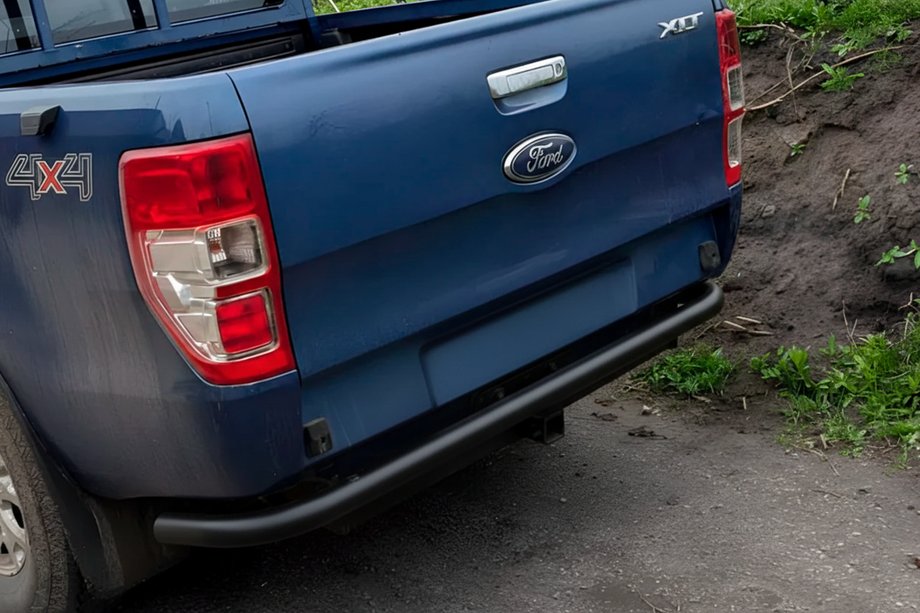 Ford Ranger 2011–2022 Zadný ochranný rám AK005 Black (2011-2018, nerez) Image