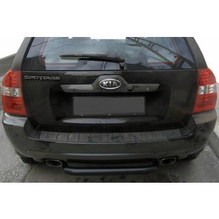 Zadný ochranný oblúk AK005 Black (nehrdz. oceľ) Kia Sportage 2004–2010