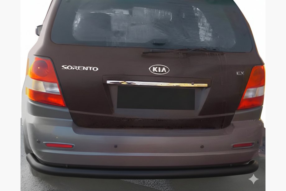 Kia Sorento I BL 2002–2009 Zadný ochranný oblúk AK005 Black (nehrdz. oceľ) Image