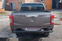 Fiat Fullback 2016– Zadný ochranný oblúk AK005 Black (nehrdzavejúca oceľ) fotografia 3