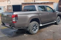 Fiat Fullback 2016– Zadný ochranný oblúk AK005 Black (nehrdzavejúca oceľ) fotografia 4