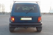 Lada Niva a Urban 1977– Zadný ochranný oblúk AK002 dvojitý Čierny fotografia 2