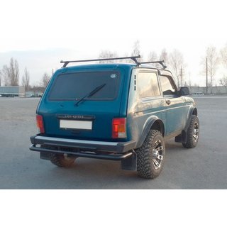 Zadný ochranný oblúk AK002 dvojitý Čierny fotografia 3