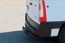 Renault Master 2011–2023 Zadný oblúk AK011 Black (nehrdzavejúca oceľ) fotografia 1
