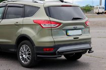 Ford Kuga/Escape 2013–2019 Zadný ochranný oblúk AK002-3 Black (nerez) fotografia 3