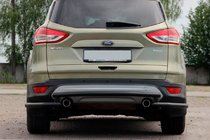 Ford Kuga/Escape 2013–2019 Zadný ochranný oblúk AK002-3 Black (nerez) fotografia 1