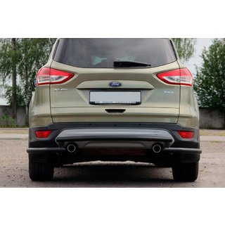 Zadný ochranný oblúk AK002-3 Black (nerez) Ford Kuga/Escape 2013–2019 fotografia 1