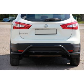 Zadný oblúk AK007-Plus Black (nerez) Nissan Qashqai 2014–2021 fotografia 1