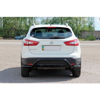 Zadný oblúk AK007-Plus Black (nerez) Nissan Qashqai 2014–2021 fotografia 4